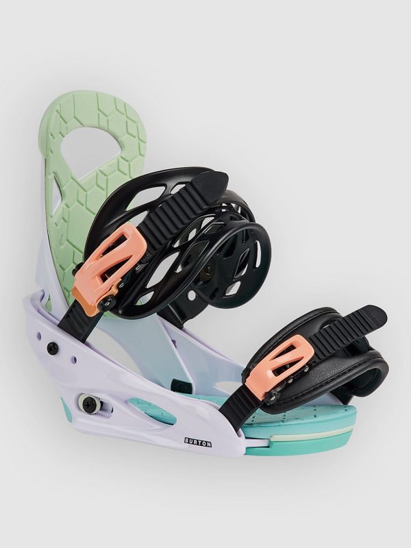 Burton Smalls 2027 Kids Snowboard-Bindung white / multi