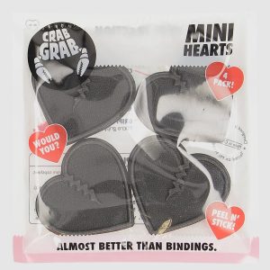 Crab Grab Mini Hearts Stomp Pad black