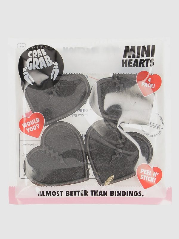 Crab Grab Mini Hearts Stomp Pad black
