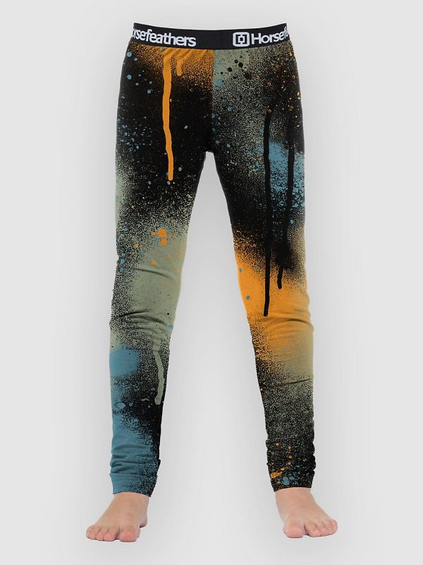 Horsefeathers Matar Kids Funktionsshirt yellow spray