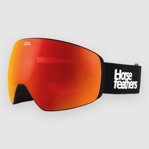 Horsefeathers Scout Black Goggle mirror red