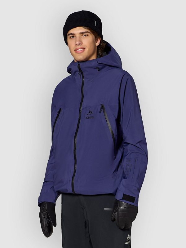 Jones Snowboards Deeper Gore-Tex Jacke eclipse blue