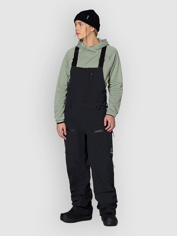 Jones Snowboards Surf Bib Pants stealth black