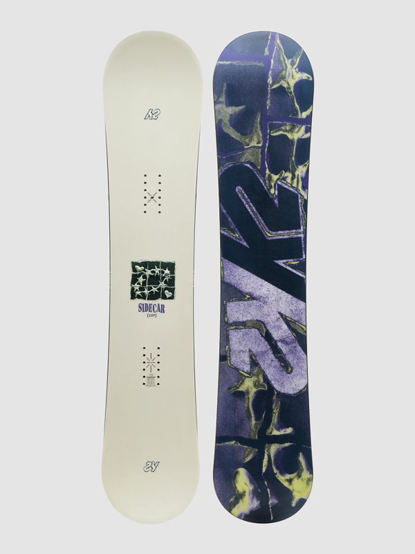 K2 Sidecar White 2027 Kids Snowboard design
