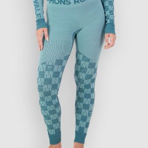 Mons Royale Ascender Merino Base Layer Leggings light teal / jasper