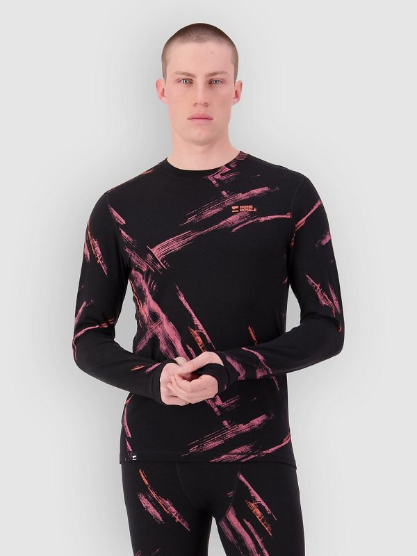 Mons Royale Cascade Merino Funktionsshirt airbrush