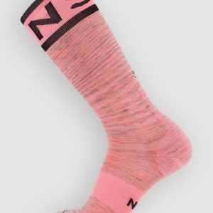 Mons Royale Merino Snow Funktionssocken flamingo