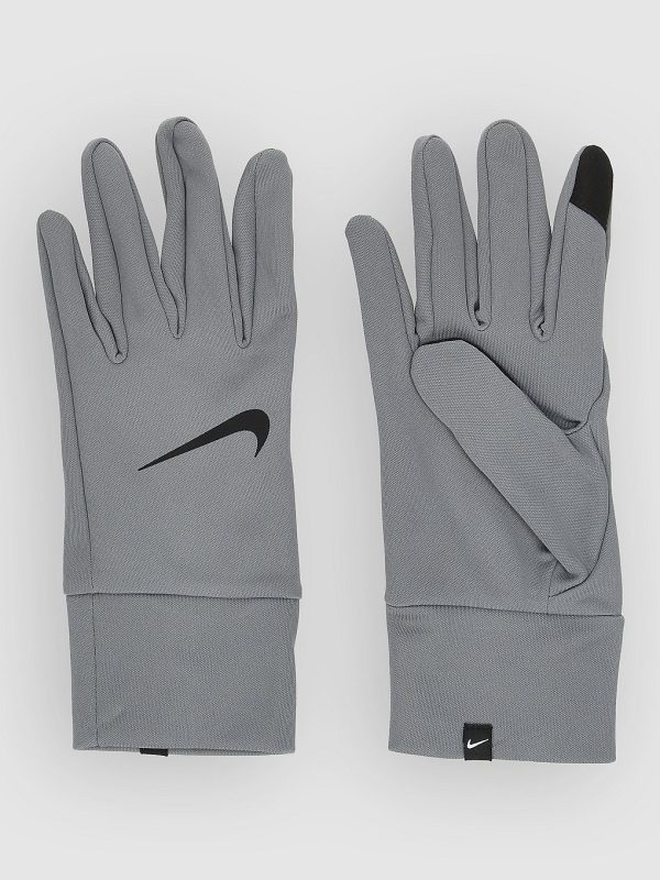 Nike Therma-FIT Fleece Touchscreen Handschuhe smokegrey / black