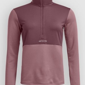 Ortovox Light Zip Neck Fleecejacke dusk rose