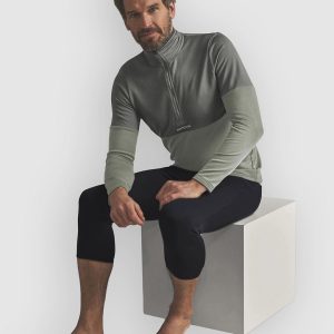 Ortovox Light Zip Neck Fleecejacke green sage