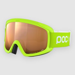 POC Pocito Opsin Fluorescent Yellow/Green Goggle partly sunny light orange
