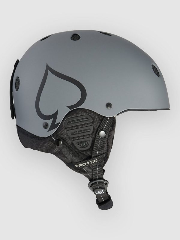 PRO-TEC Low Pro Snow Helm matte grey