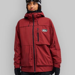 Quiksilver Impact 20K Jacke oxblood red