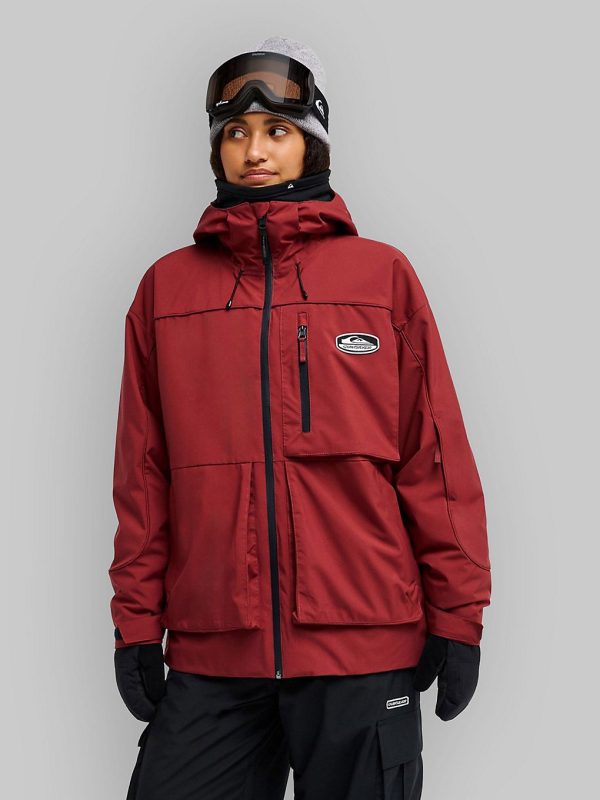Quiksilver Impact 20K Jacke oxblood red
