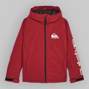 Quiksilver Mission Solid Kids Jacke oxblood red