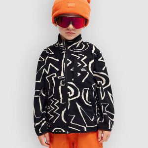 Quiksilver No Destination Kids Fleecejacke black kids spiral