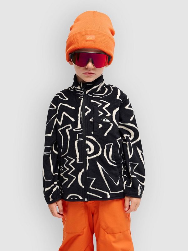 Quiksilver No Destination Kids Fleecejacke black kids spiral