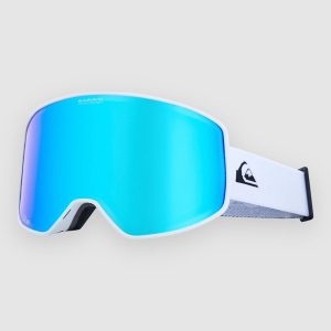 Quiksilver Storm White Goggle clux ml blue s3
