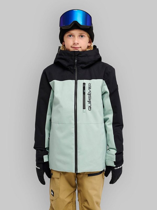 Quiksilver Sycamore Kids Jacke iceberg green