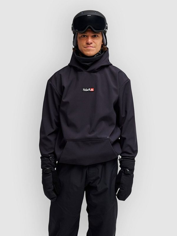 Quiksilver Yg Hoodie Softshell Jacke black