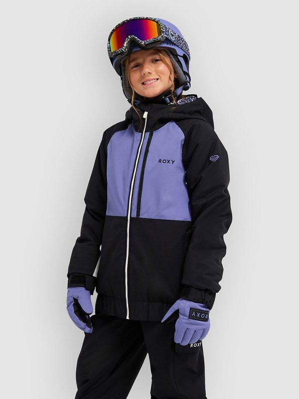 Roxy Crystal Clear Girl Kids Jacke true black