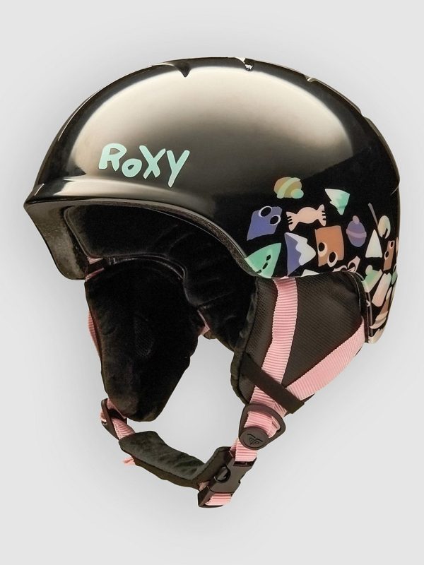 Roxy Slush Kids Helm true black frosty friends