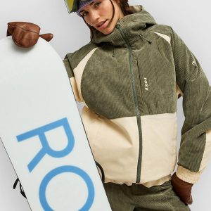 Roxy Snow Winter Rebel Cord Jacke beetle