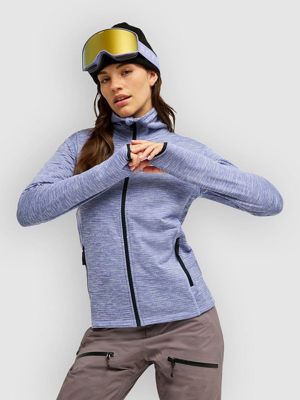 Roxy Snowstride Full Half-Zip Fleecejacke twilight purple