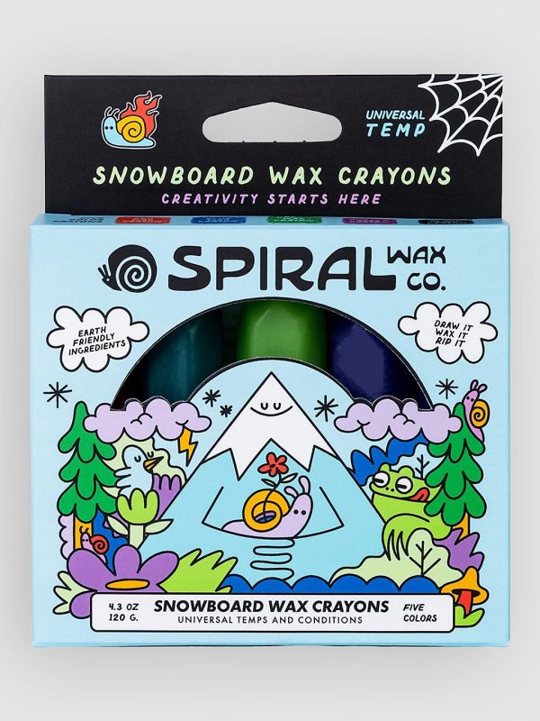 Spiral Wax Crayons Wachs multi color
