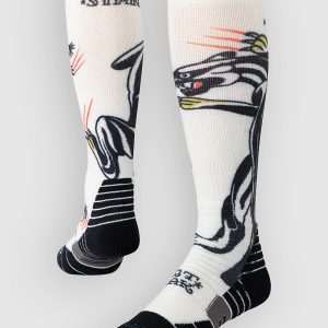 Stance Battle Mid Poly Snow Funktionssocken cream