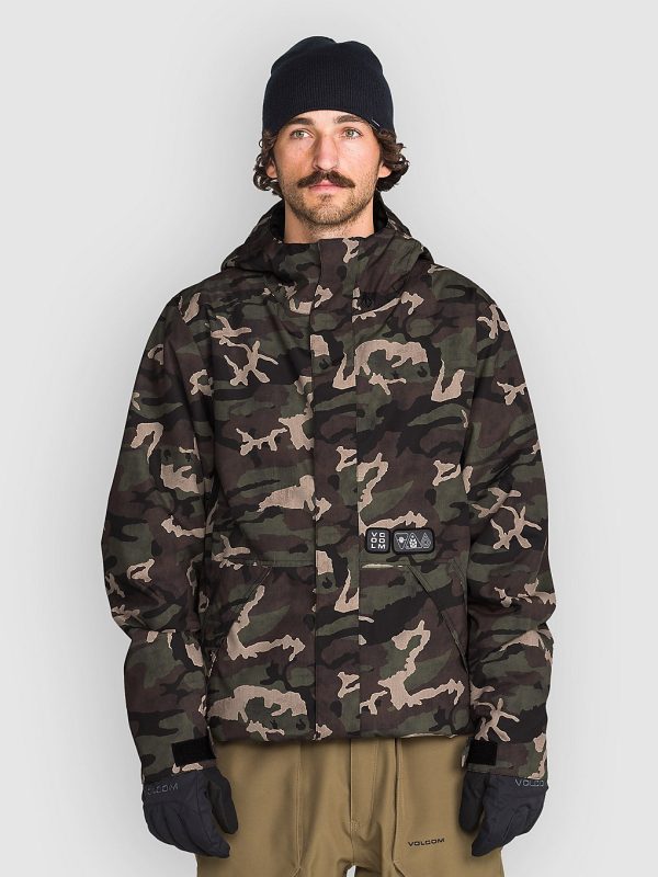Volcom Double Ins Jacke camoflauge