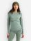Burton Ak Slokar Crew Funktionsshirt hedge green / true black