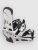 Burton Mission 2027 Snowboard-Bindung white / silver