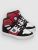 DC Rebound Hi Ev Kids Winter Shoes black / white / red