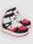 DC Rebound Toddler Kids Winter Shoes black / red / white