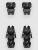 Fischer Attack 14 Mn W/O Brake A 2026 Skibindung solid black / black