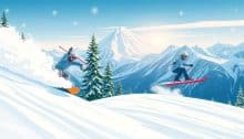 Ist Snowboard fahren schwerer als Skifahren?