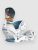 Jones Snowboards Aurora Art 2026 Snowboard-Bindung annie brace white