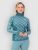Mons Royale Ascender Merino Mock Neck Funktionsshirt light teal / jasper