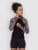 Mons Royale Bella Merino Hood Funktionsshirt rock leopard  /  black