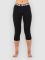 Mons Royale Merino Cascade Flex 3/4 Legging Funktionshose black