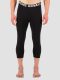 Mons Royale Merino Cascade Flex 3/4 Legging Funktionshose black
