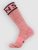 Mons Royale Merino Snow Funktionssocken flamingo