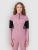 Mons Royale Olympus Merino 1/4 Zip Funktionsshirt sierra pink / black