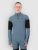 Mons Royale Olympus Merino 1/4 Zip Long Sleeve Funktionsshirt goblin blue / black