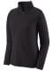 Patagonia Cap MW Zip Neck Funktionsshirt black