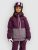 Roxy Crystal Clear Girl Kids Jacke blackberry wine