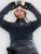 Roxy Sayna Half Zip Sweater true black roxygram tonal
