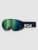 TSG Expect Mini 2.0 Solid Black-Green Goggle solid black / green