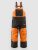 thirtytwo Basement Bib Pants black / orange